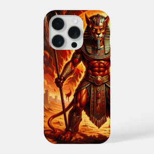 Coque iPhone 15 Pro Sekhmet – Déesse de guerre à tête de lionne