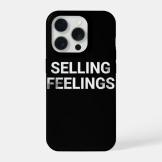 Coque iPhone 15 Pro Selling Feelings Minimal Phone Case Dark Humor