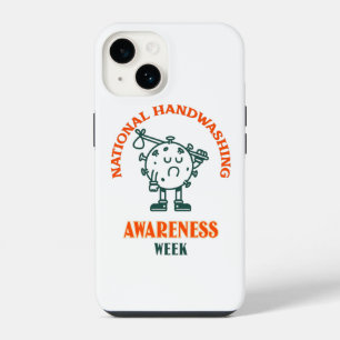 Coque Pour iPhone 14 Semaine nationale de sensibilisation au lavage des