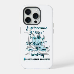 Coque iPhone 15 Pro « Semble » en bonne santé/Papillon...Basedow
