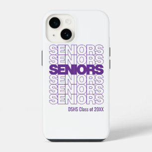 Coque Pour iPhone 14 Seniors Seniors Seniors Violets