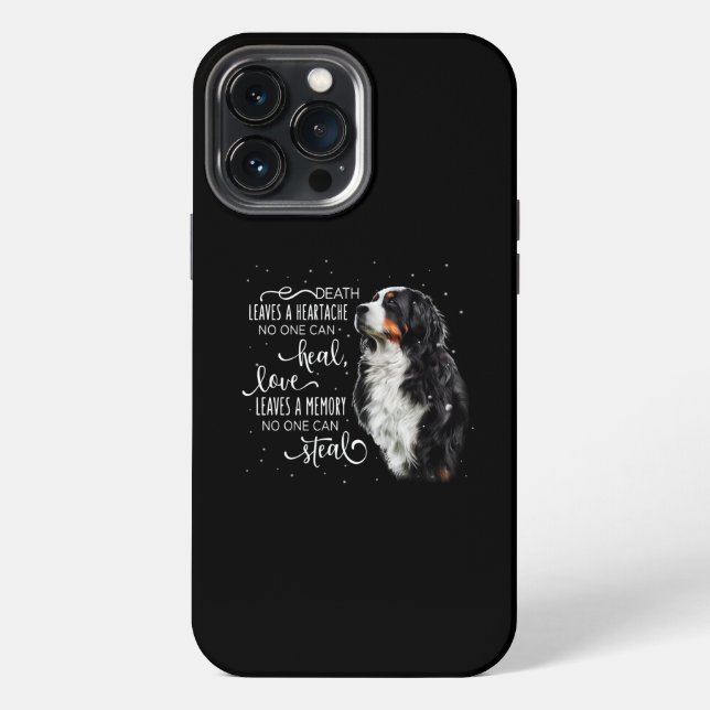Coque iPhone Sennenhund Berner (Verso)