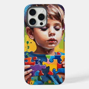 Coque iPhone 15 Pro Max Sensibilisation à l'autisme -