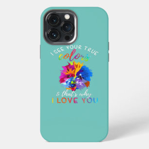Etui iPhone 13 Pro Max Sensibilisation à l'autisme s Je vois vos vraies c
