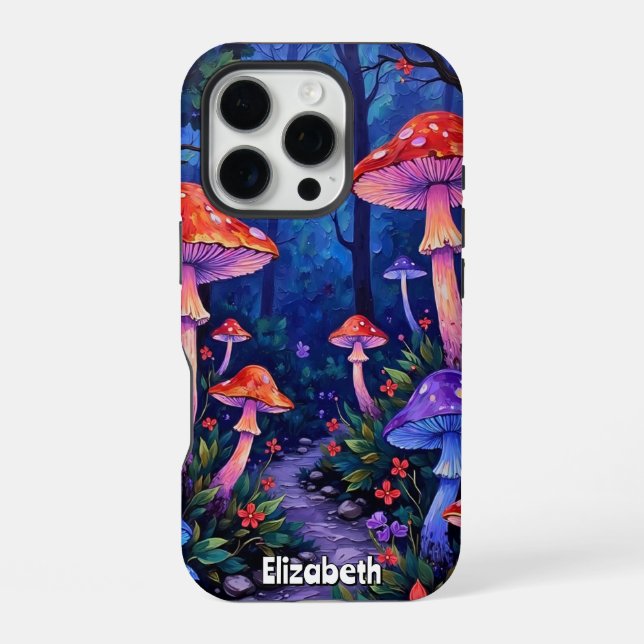Coque iPhone Sentier de la Forêt Enchantée (Verso)