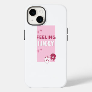 Coque Pour iPhone 14 Sentiment Chanceux, Fille Chanceuse, Fille la Plus