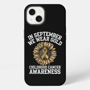 Etui iPhone 13 Septembre Nous Portons l'Or Sensibilisation au Can