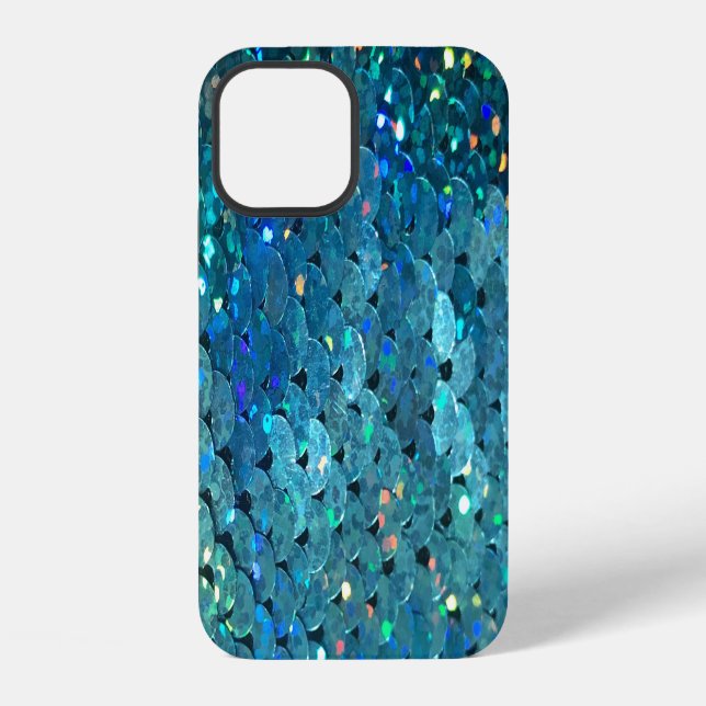 Coque iPhone Séquins Sparkle : Macro Abstrait Arrière - plan (Verso)