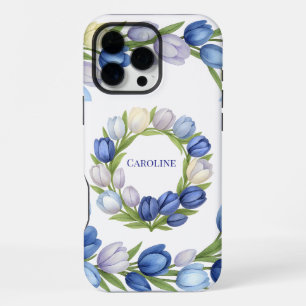 Coque iPhone 16 Pro Max Sérénité en Fleur Pastel Tulip Floral Maison Décor