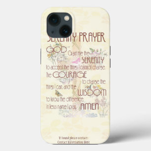 Etui iPhone 13 Serenity Prayer