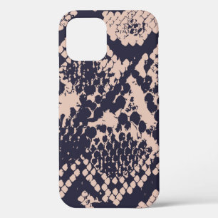 Coque iPhone 12 Serpent à motifs Snakeskin sans soudure, peau, p