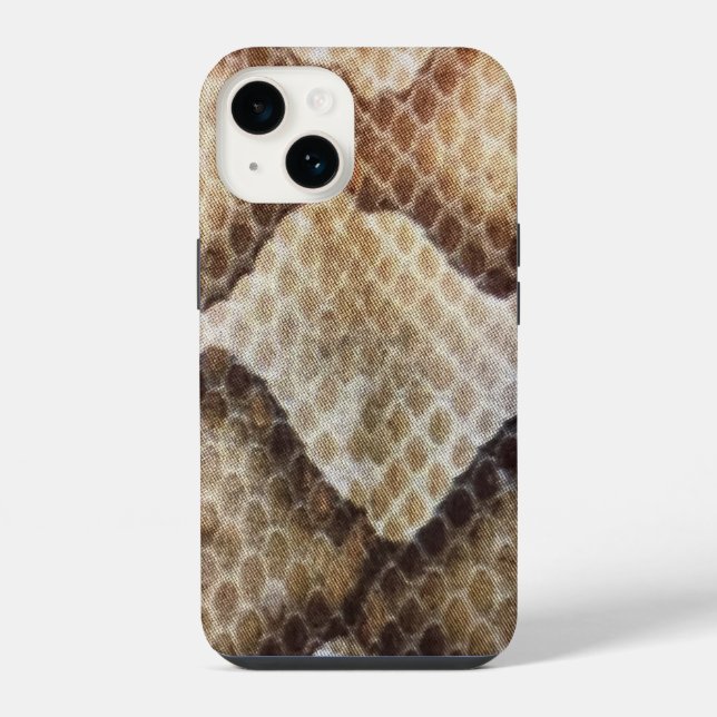 Coque iPhone Serpent en cuivre (Verso)