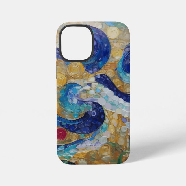 Coque iPhone Serpents d'eau de Klimt (Verso)