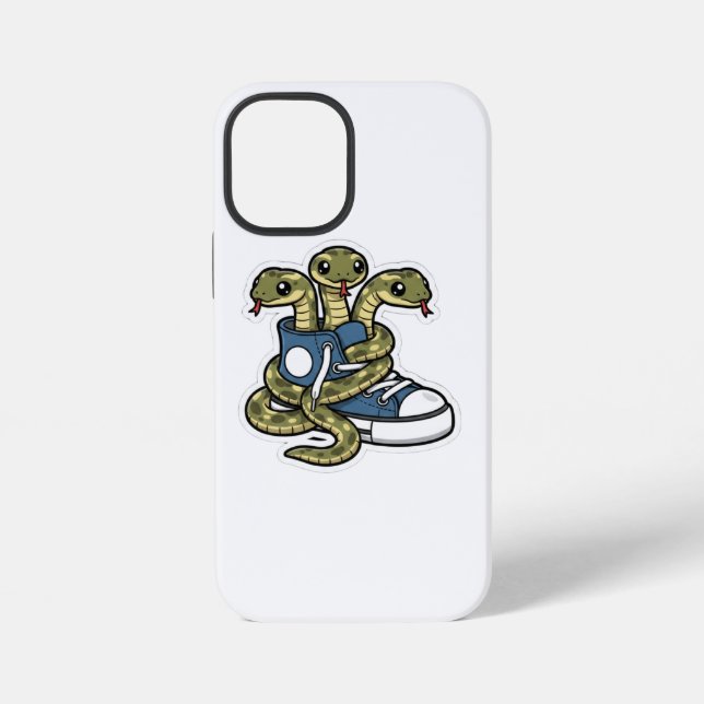 Coque iPhone Serpents sur chaussures (Verso)