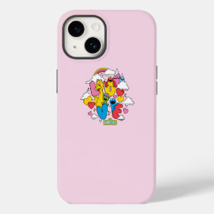 Coque Pour iPhone 14 Sesame Street Amour