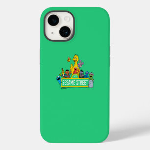 Coque Pour iPhone 14 Sesame Street Tout autour du panneau Sesame Stre