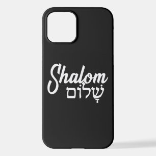 Coque iPhone 12 Shalom ש ל ו Hébreu Mot ם Juif Gite Cadeau