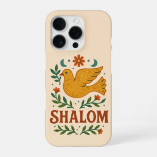 Coque iPhone 16 Pro Shalom Colombe Paix Terre