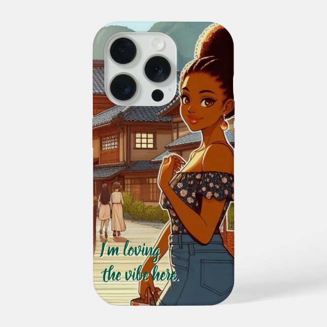 Coque iPhone She Walks Through the Sunset (Verso)