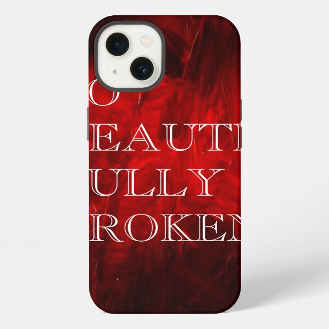 Coque iPhone Si Beaucoup Brisé (Verso)