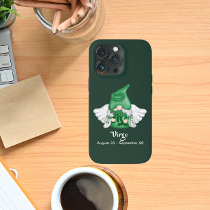 Coque iPhone 15 Plus Signe astrologique de la Vierge Gnome Ange