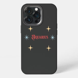 Etui iPhone 13 Pro Signe astrologique du Verseau