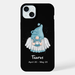 Coque iPhone 15 Plus Signe astrologique Gnome Taureau Ange