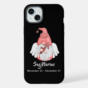 Coque iPhone 15 Plus Signe astrologique Sagittaire ange gnome