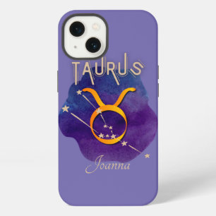 Etui iPhone 13 Signe du zodiaque personnalisé Constellation du Ta
