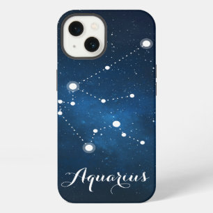 Etui iPhone 13 Signe du zodiaque Verseau Constellation