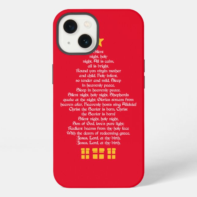 Coque iPhone Silent Night (Verso)
