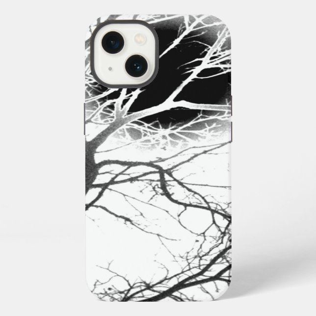 Coque iPhone Silhouette au clair de lune (Verso)