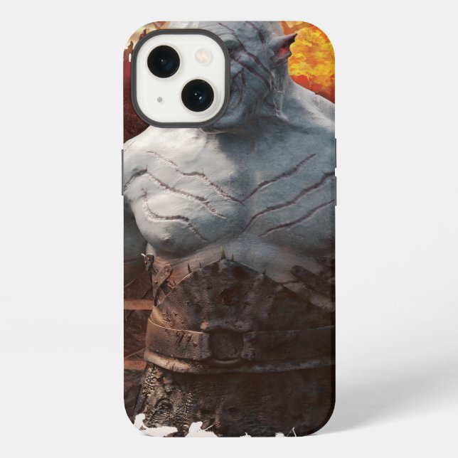 Coque iPhone Silhouette graphic (Verso)