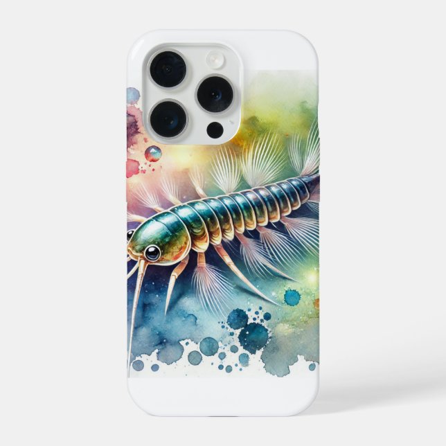 Coque iPhone Silverfish in Watercolor 300724AREF102 - Watercolo (Verso)