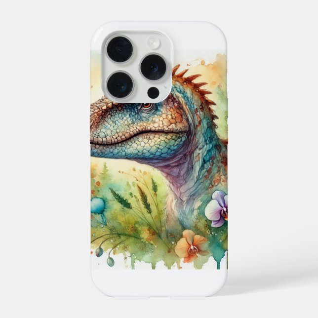 Coque iPhone Silvisaurus Serenity 020924AREF143 - Watercolor (Verso)