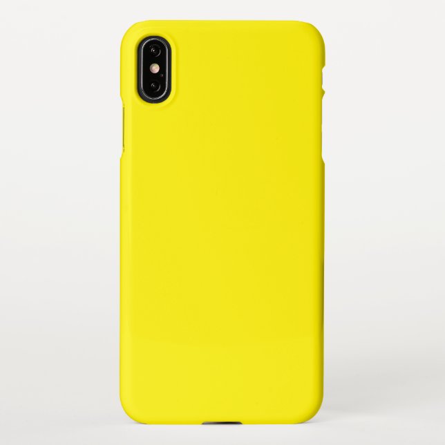Coque iPhone simple couleur solide minimale personnalisée      (Dos)