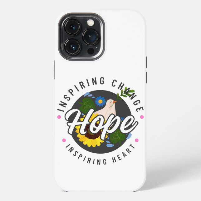 Coque iPhone Simple Hope Inspiring iPhone 13 Pro Max Coques (Verso)
