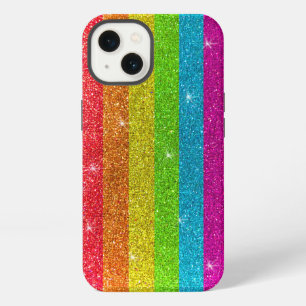 Etui iPhone 13 Simple moderne LGBTQIA Gay pride Rainbow Parties s