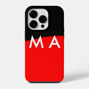 Coque Pour iPhone 14 Plus Simple monogramme ajoutez votre lettre de nom homm
