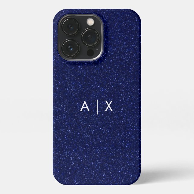 Coque iPhone Simple monogramme de nom de couple (Verso)