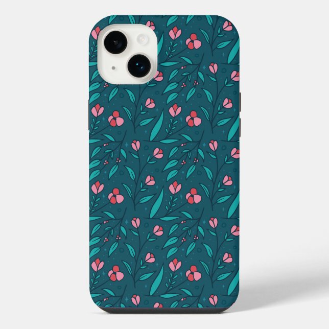 Coque iPhone Simple motif de roses  (Verso)