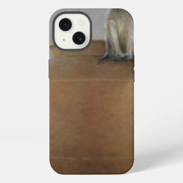 Coque iPhone Singe du temple (Verso)