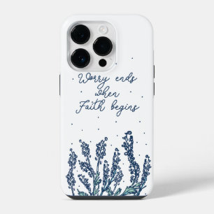 COQUE POUR iPhone 14 PLUS S'INQUIÉTER SE TERMINE LORSQUE LA FOI DEVIENT LA R