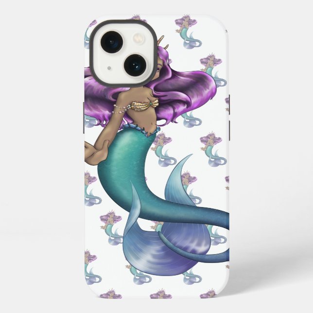 Coque iPhone Sirène Iole (Verso)