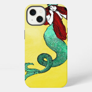 Etui iPhone 13 Sirène vintage colorée