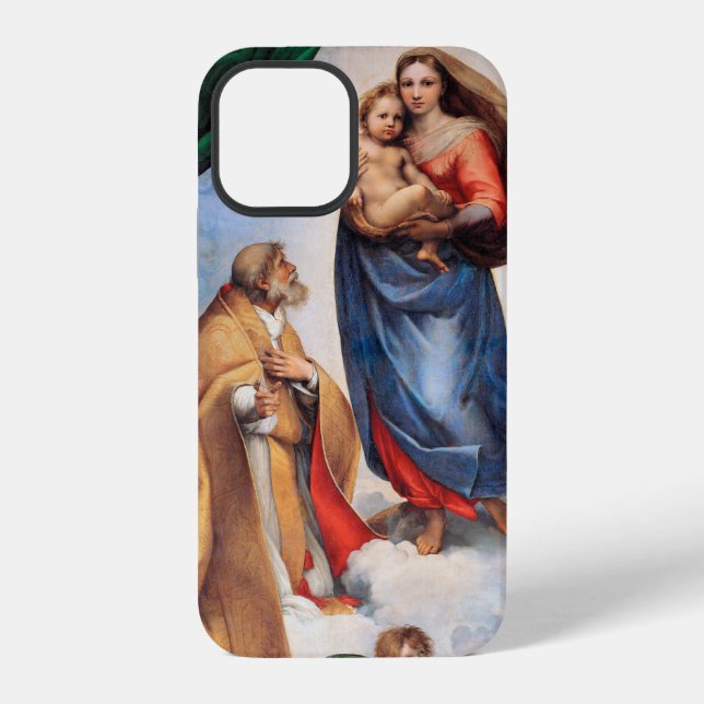 Coque iPhone Sistine Madonna, Raphaël (Verso)