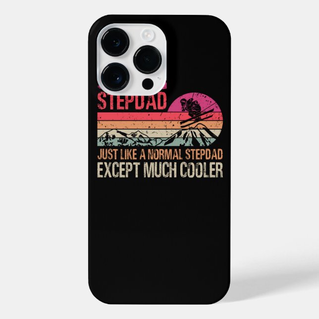 Coque iPhone Ski Stepdad Comme Un Stepdad Normal Sauf M (Verso)