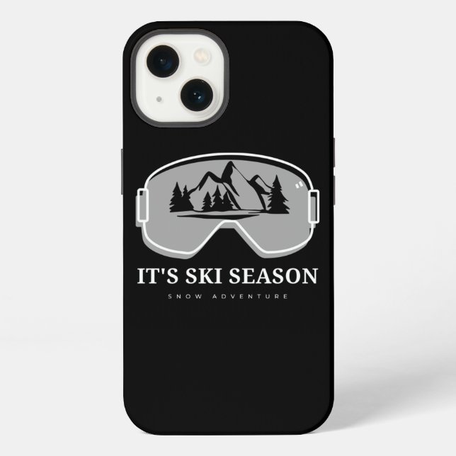 Coque iPhone Skiing 56 Amateur de Ski (Verso)