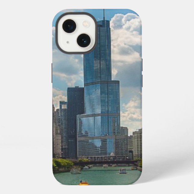 Coque iPhone Skyline Chicago (Verso)