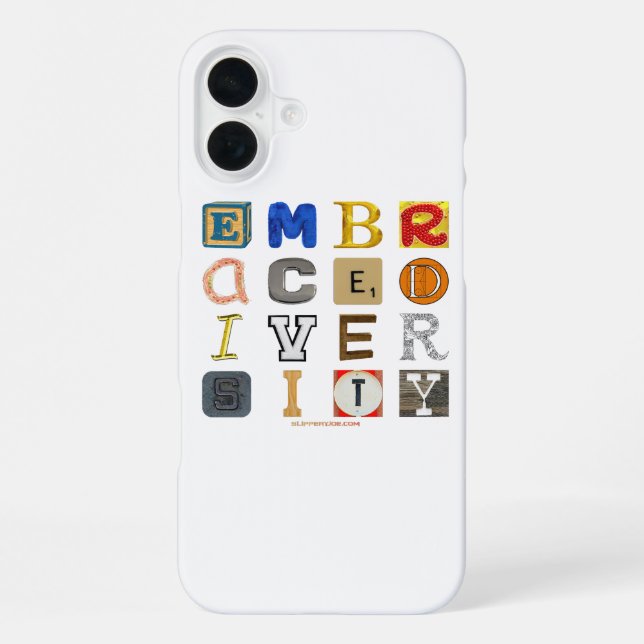 Coque iPhone SlipperyJoe embrasser la diversité métaphore LGBTQ (Verso)